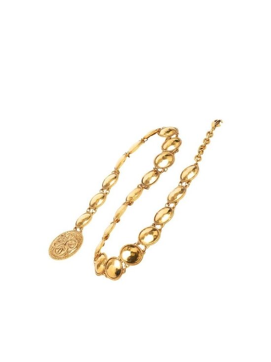 CHANEL | Accessories | Chanel Cc Logo Vintage Belt Gold 